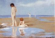 William Stott of Oldham Study of A Summer-s Day oil painting on canvas